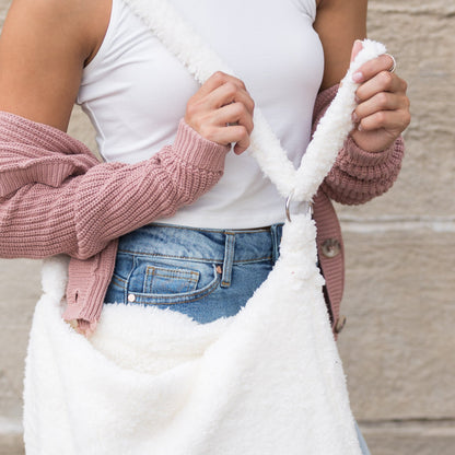 Boucle Sherpa Messenger Bag