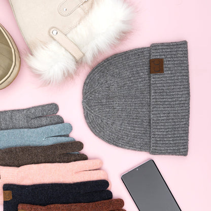 C.C® Fine Yarn Cuff Beanie