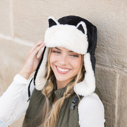 Kitten Ear Trapper Hat