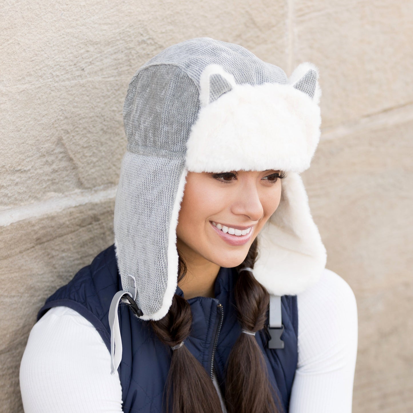 Kitten Ear Trapper Hat