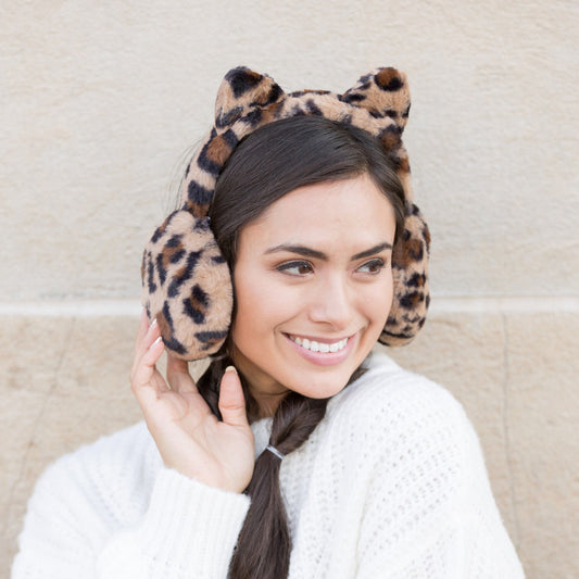Animal Print Ear Muffs
