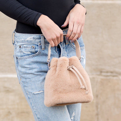 Elle Convertible Plush Top Handle Crossbody