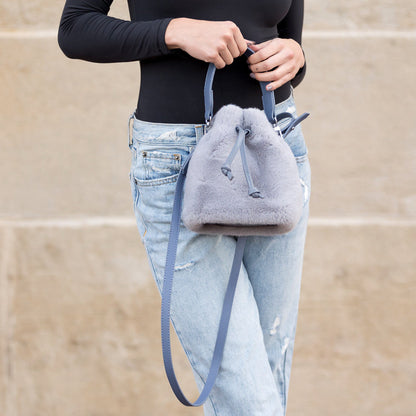 Elle Convertible Plush Top Handle Crossbody