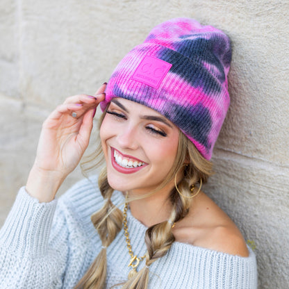 C.C® Tie Dye Boyfriend Beanie