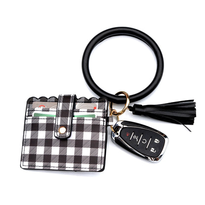 Buffalo Key Ring ID Wallet Bracelet