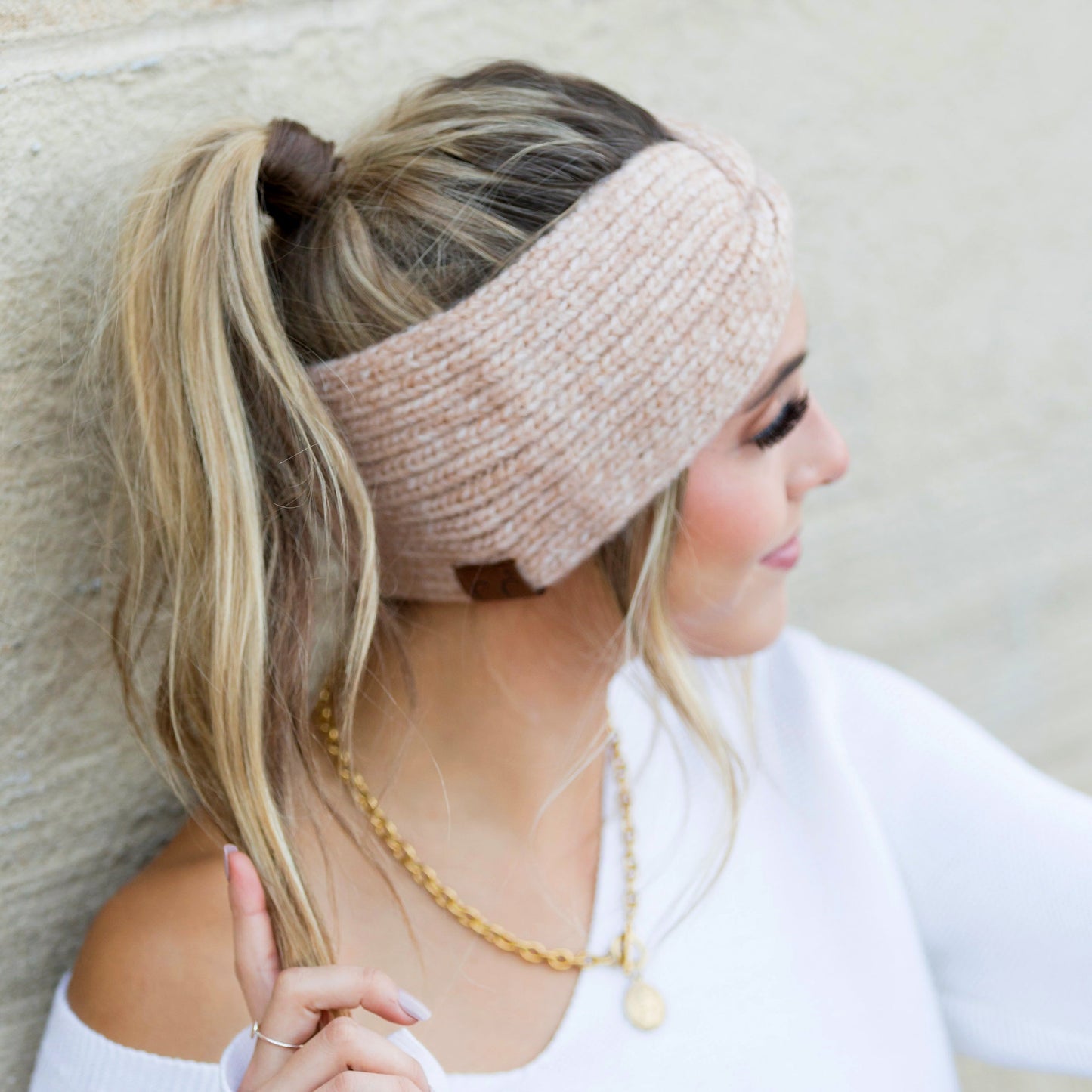 C.C® Cozy Marled Headwrap