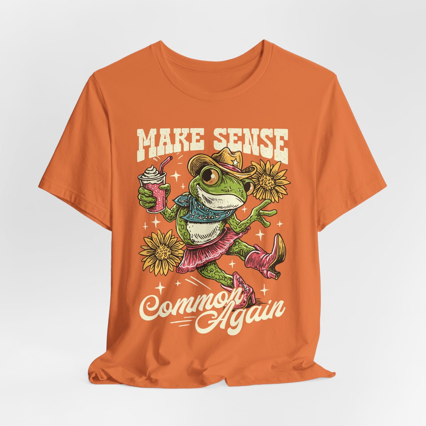 Make Sense Common Again Frog T-Shirt