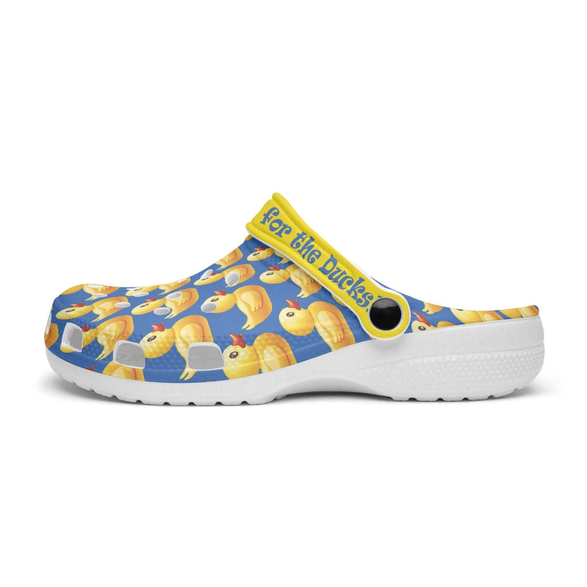 I'm just here for the ducks Clogs - Blue