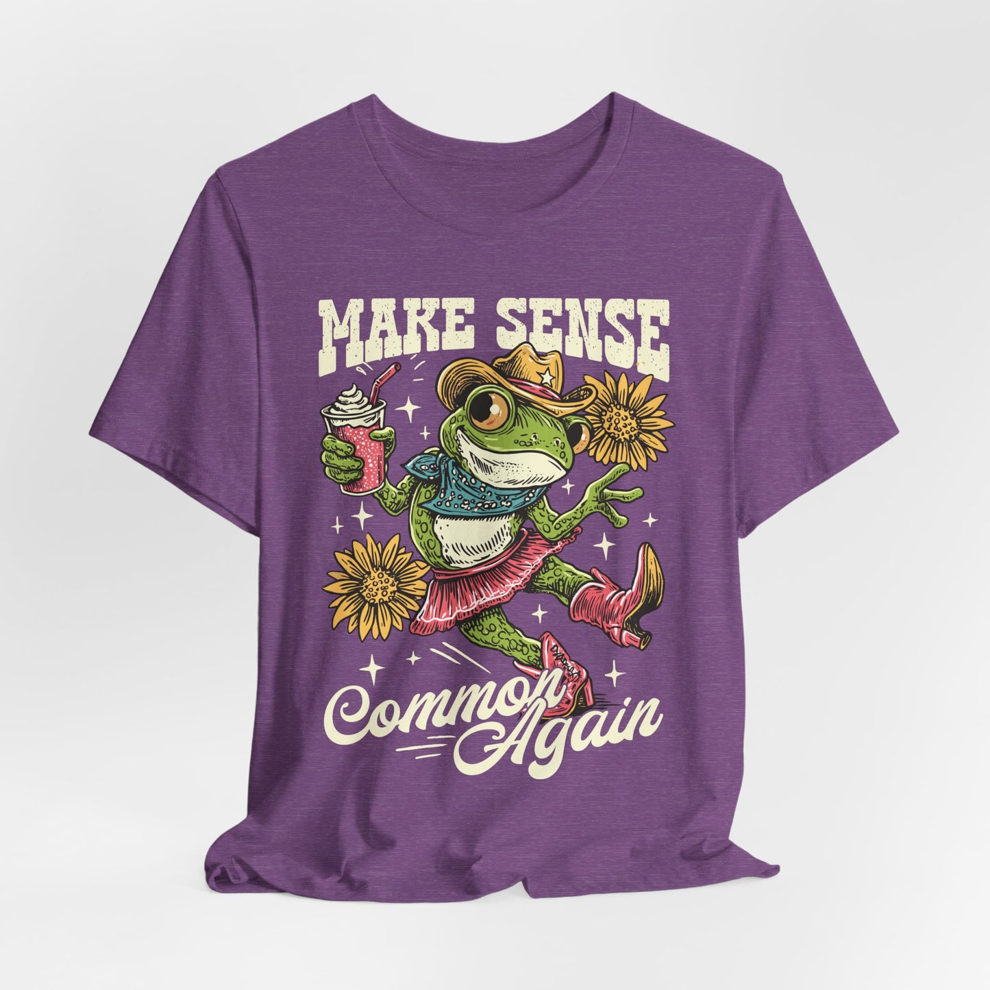 Make Sense Common Again Frog T-Shirt