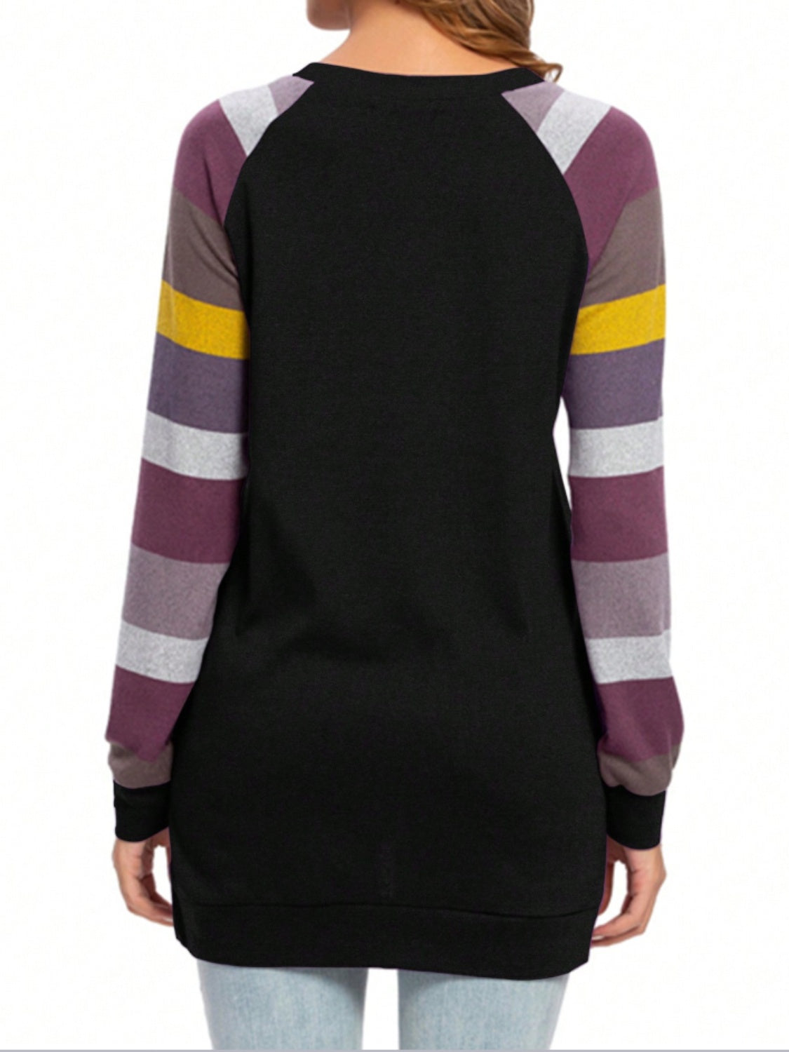 Color Block Long Sleeve Tee