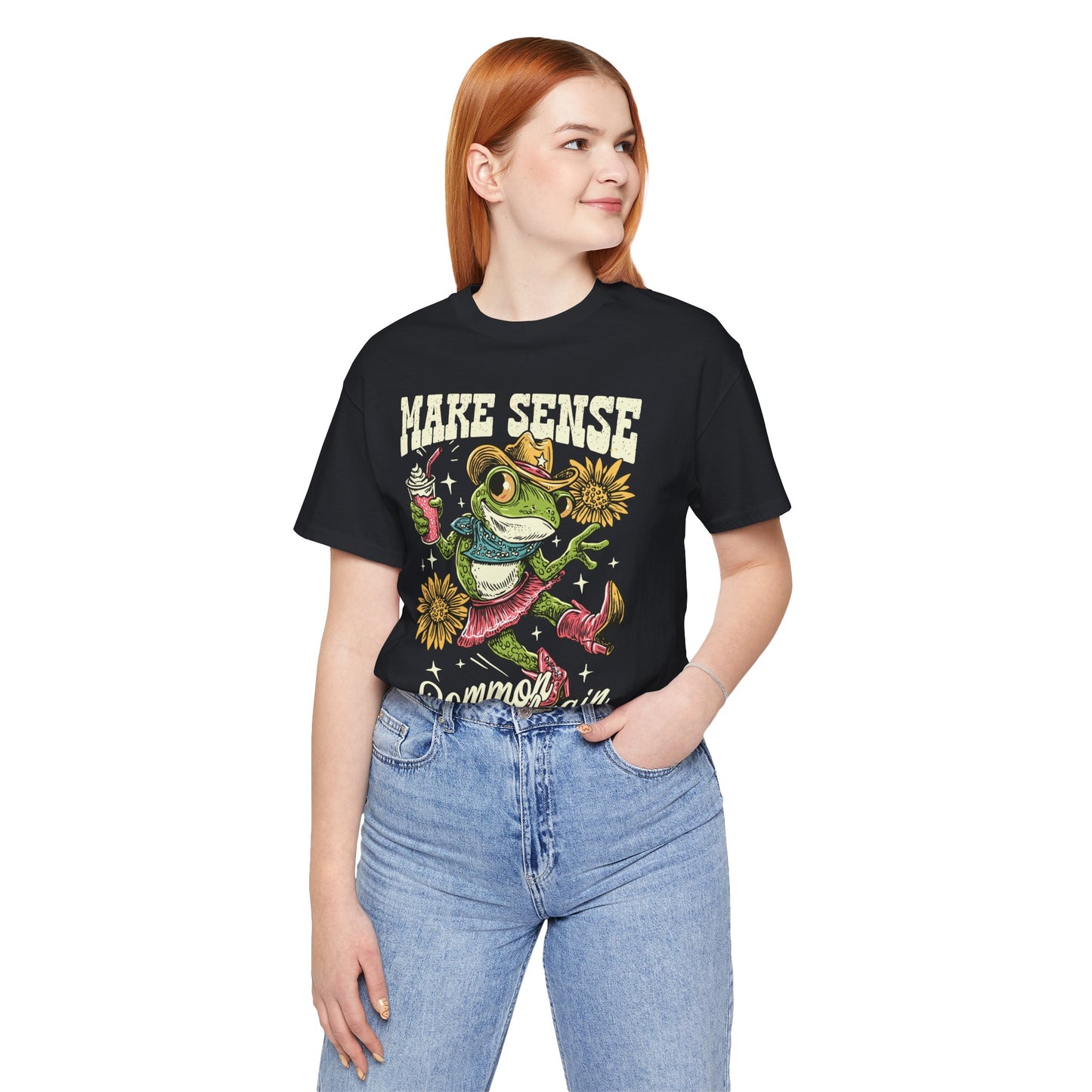 Make Sense Common Again Frog T-Shirt
