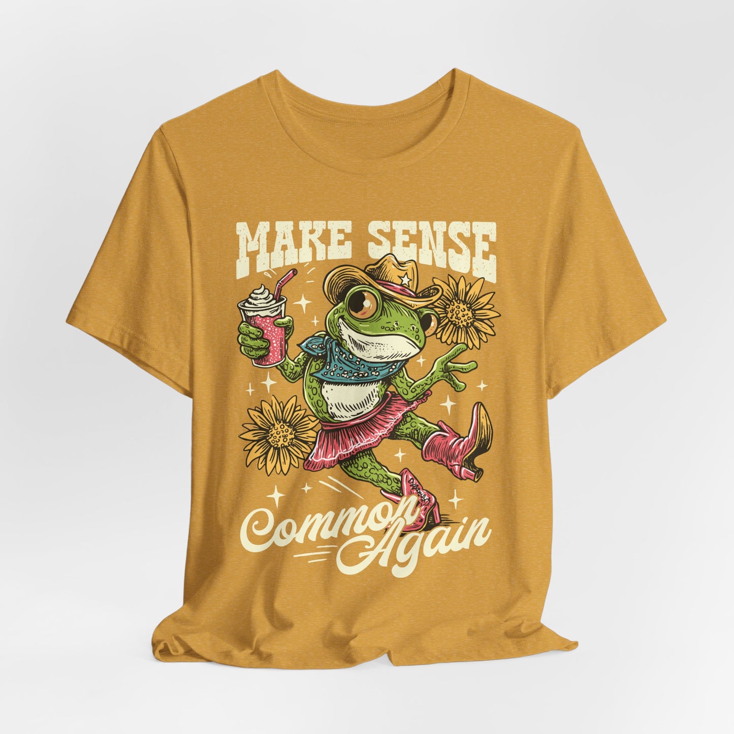 Make Sense Common Again Frog T-Shirt