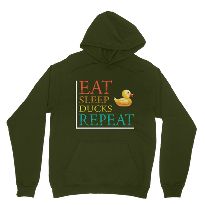 Eat Sleep Ducks Repeat Classic Adult Hoodie