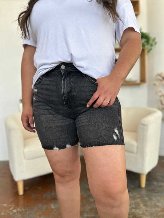 Judy Blue High Waist Rigid Magic Denim Shorts