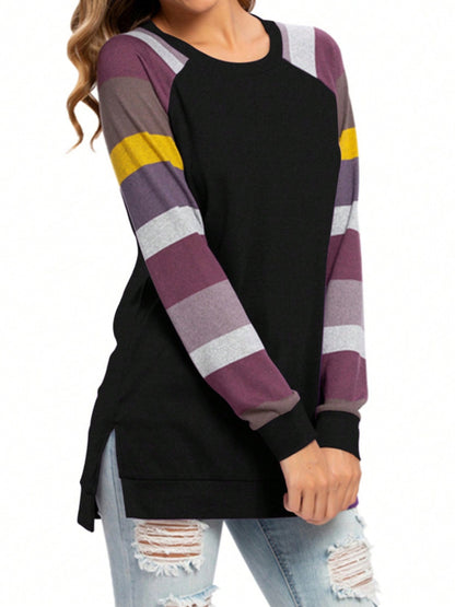 Color Block Long Sleeve Tee