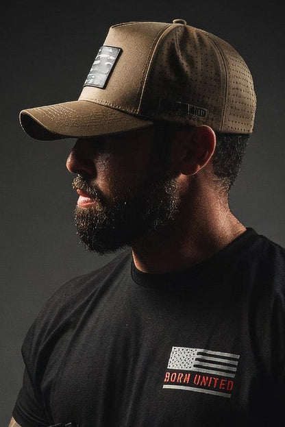 Born United Premium Camo Flag Snapback