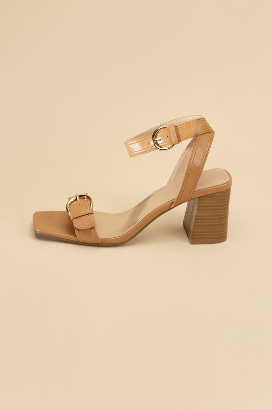 TREATY-S Buckle Sandal Heel