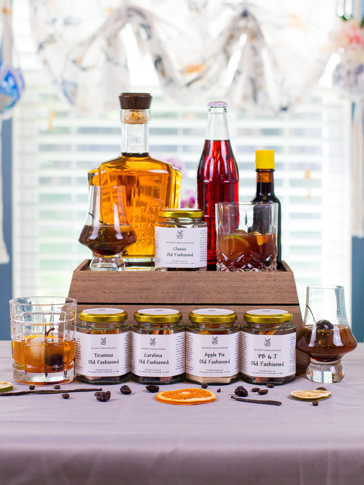 Old Fashioned Cocktail Kit – Handmade Infusion Gift Set for Whiskey Lovers