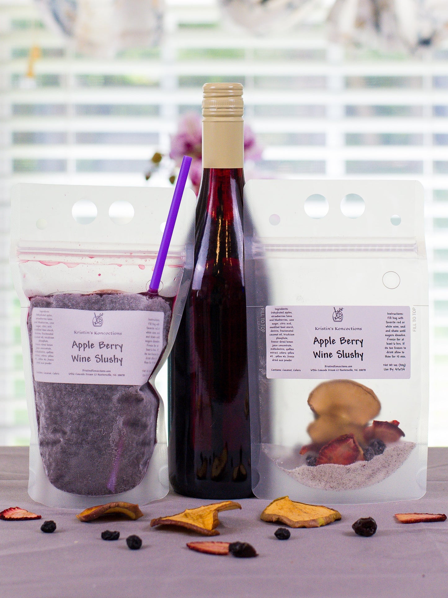 Wine Slushy Pouches – Frozen Pool & Beach Cocktail Mix