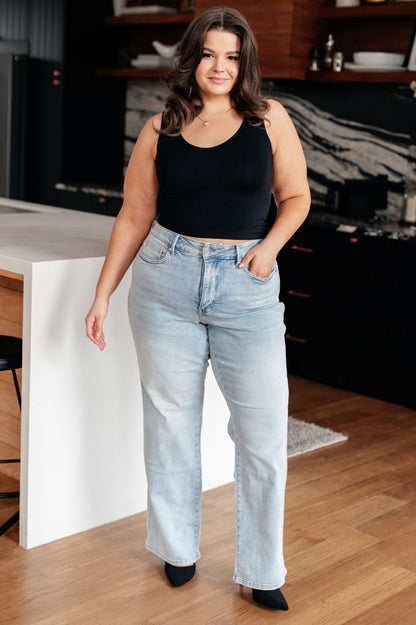 Brooke High Rise *TUMMY CONTROL*  Vintage Wash Straight Judy Blue Jeans