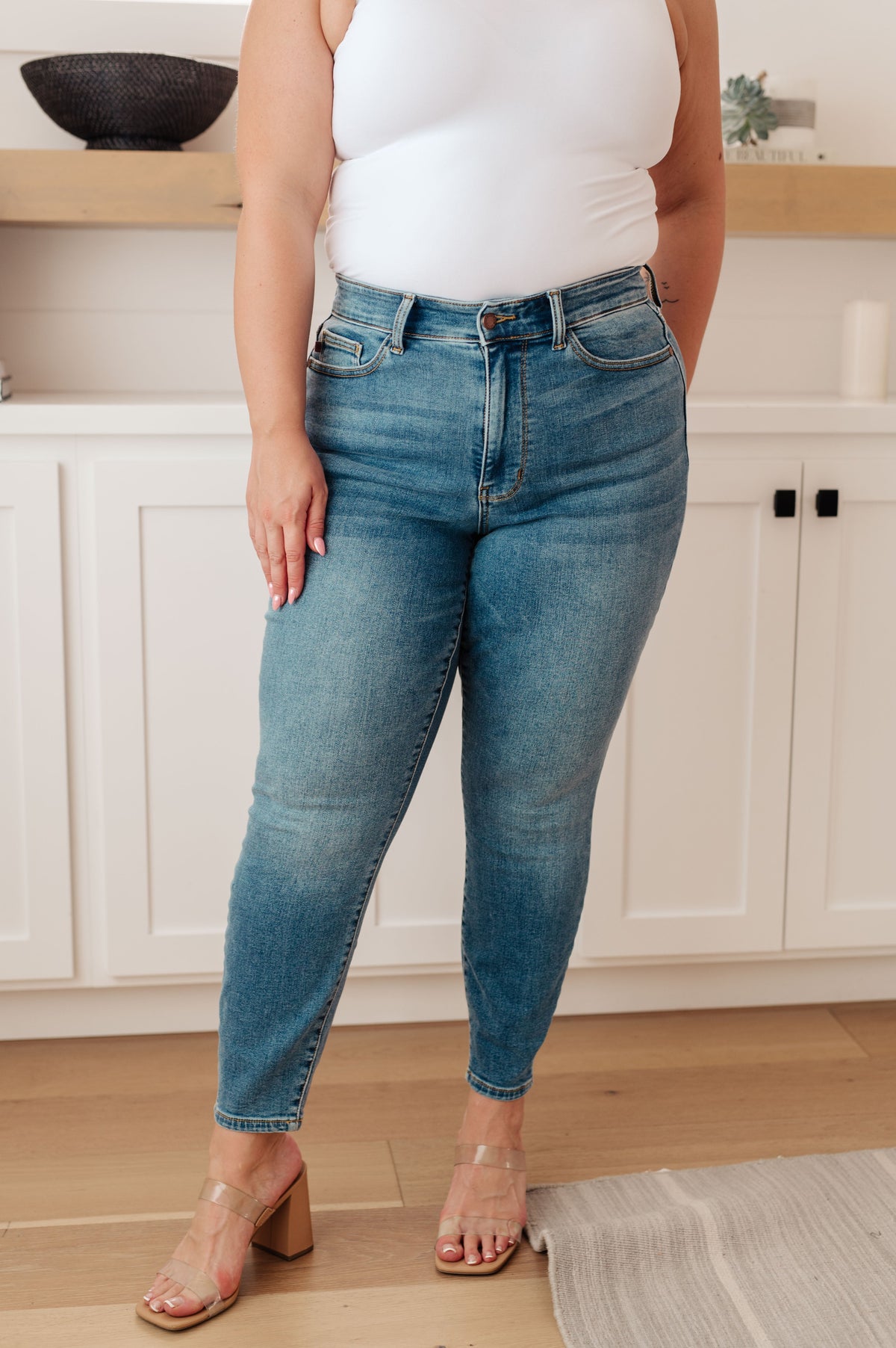 Bryant High Rise Thermal Skinny Jean By Judy Blue