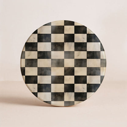 Courtly Check Coasters