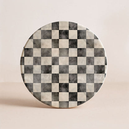 Courtly Check Coasters