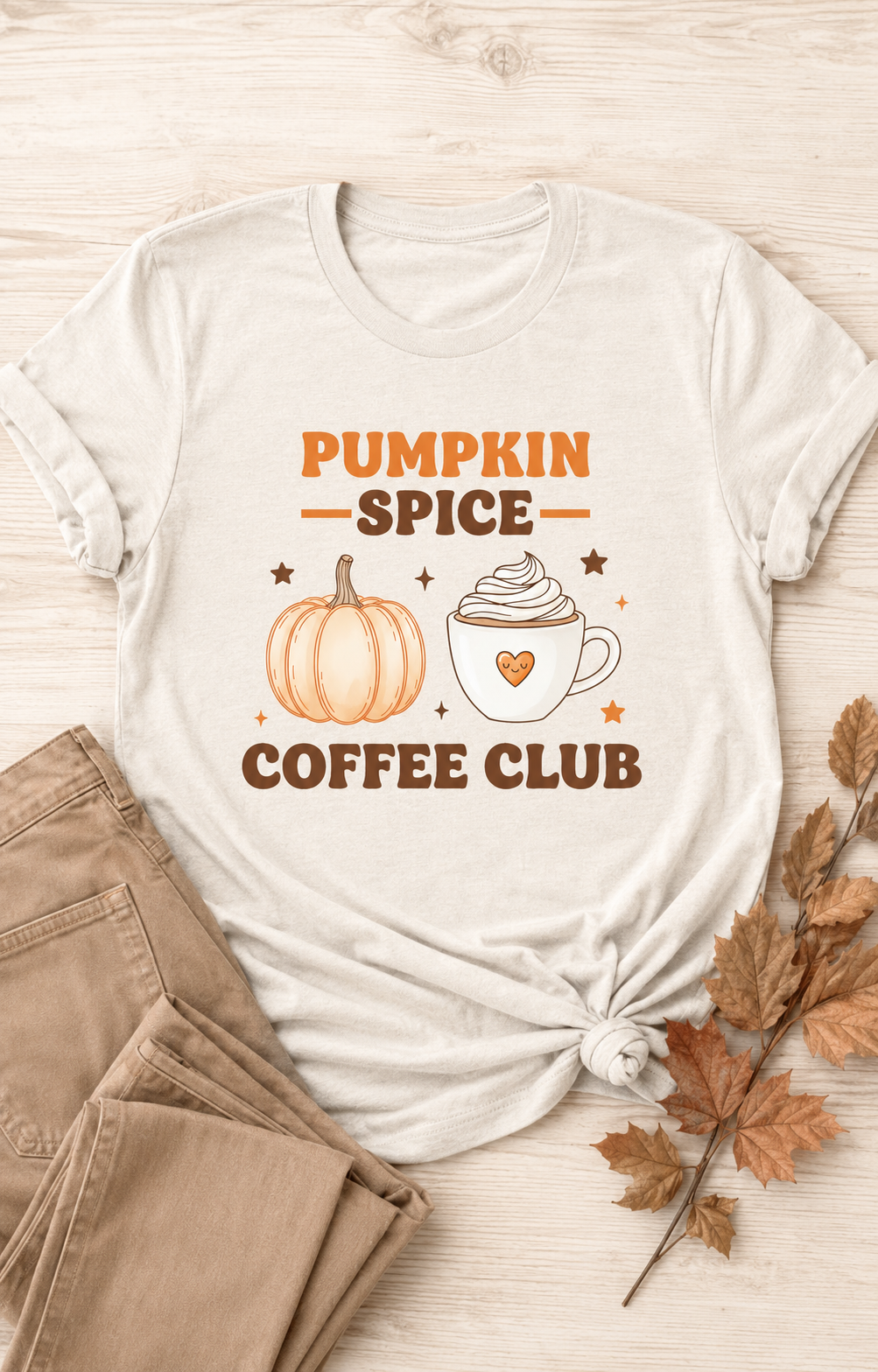 Pumpkin Spice Coffee Club Graphic Tee