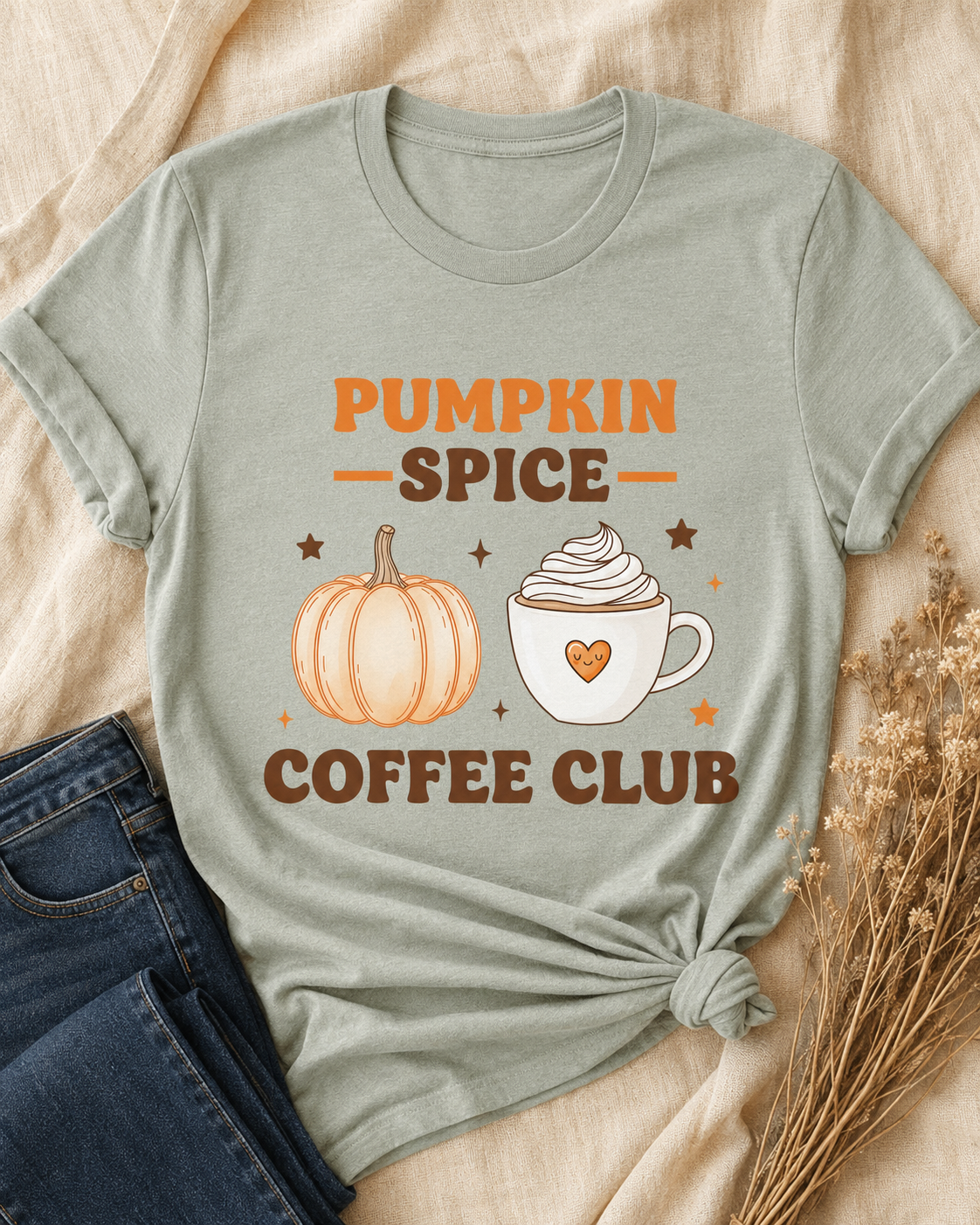Pumpkin Spice Coffee Club Graphic Tee
