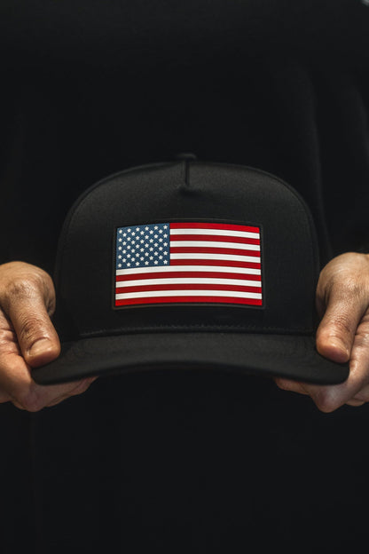 Born United Premium Flag Snapback - RW&B