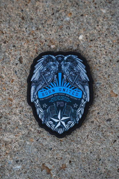 Back the Badge PVC Patch