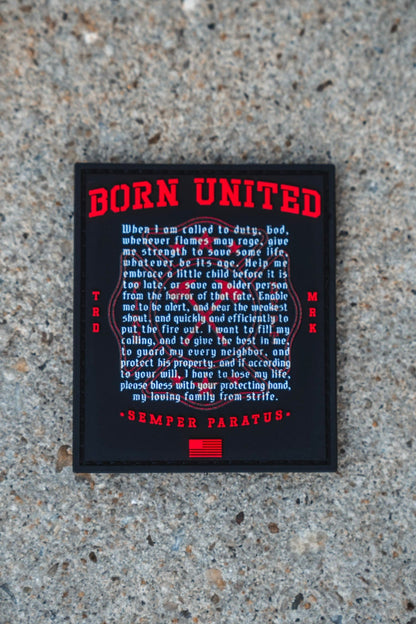 Fireman's Prayer PVC Patch