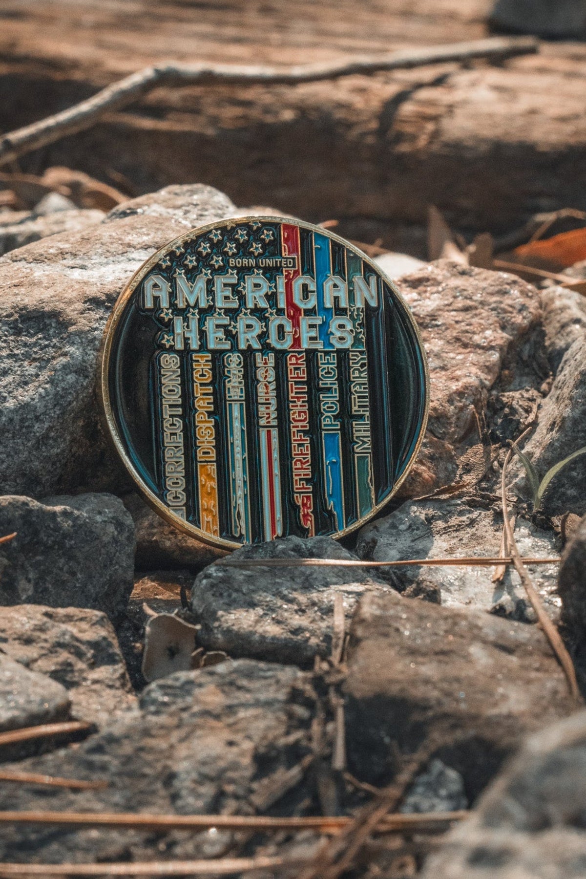 American Heroes Challenge Coin