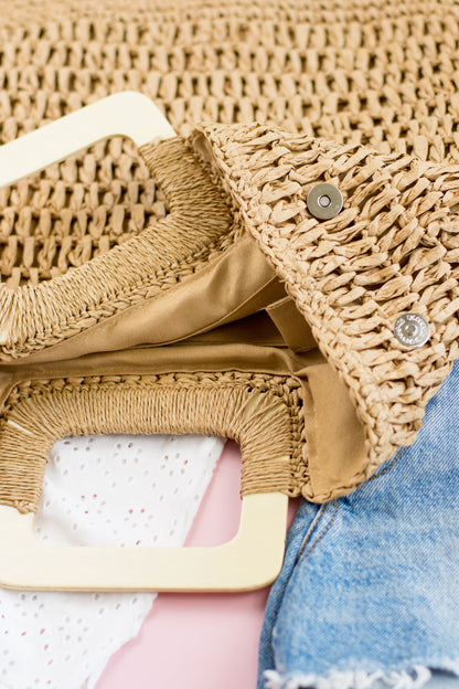 Oversized Straw Tote