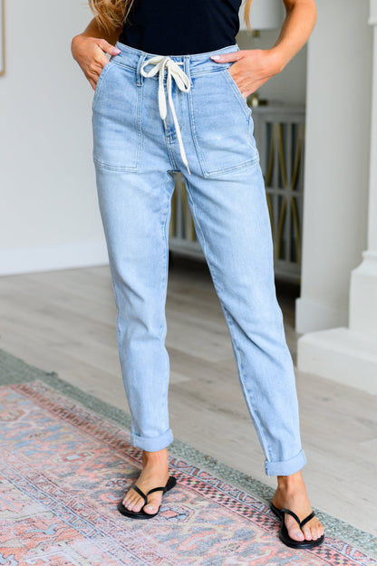 Cooper High Rise Vintage Denim Judy Blue Jogger