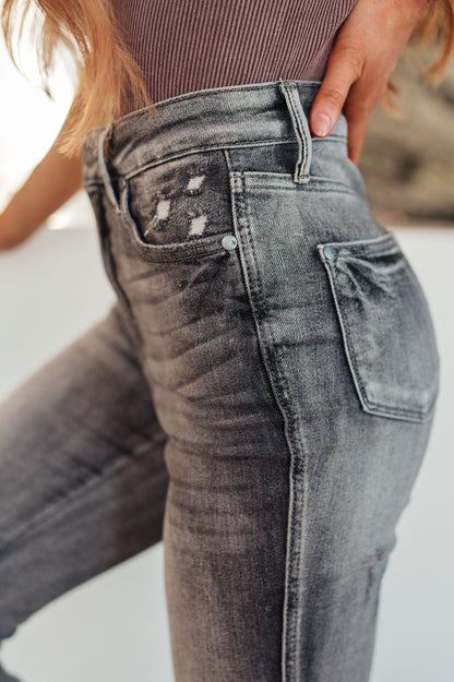 Hadley High Rise Tummy Control Release Hem Skinny By Judy Blue