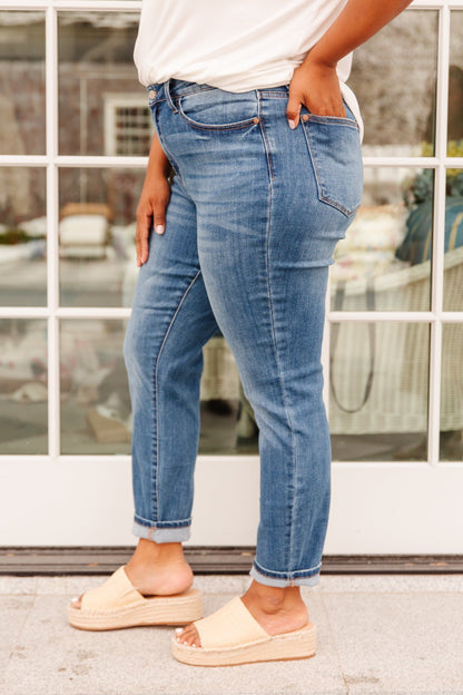 The Real Slim Shady High Waist Slim Fit Judy Blue Jeans