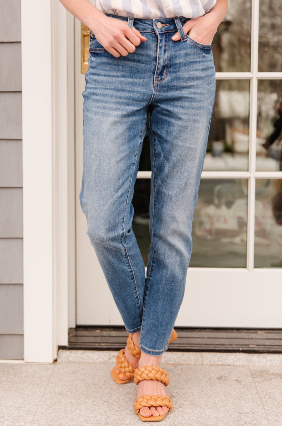 The Real Slim Shady High Waist Slim Fit Judy Blue Jeans