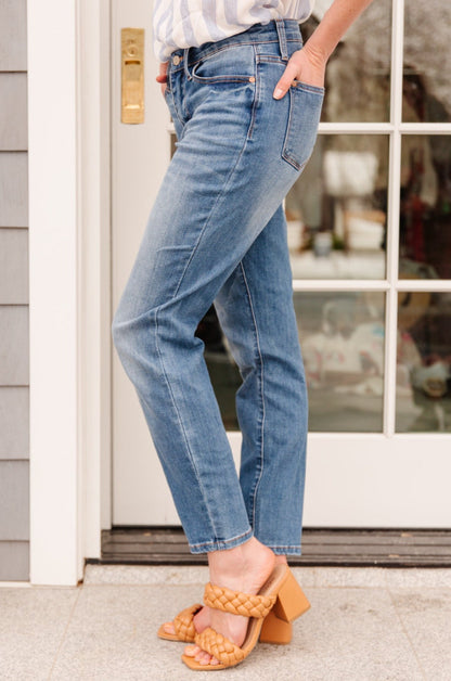 The Real Slim Shady High Waist Slim Fit Judy Blue Jeans