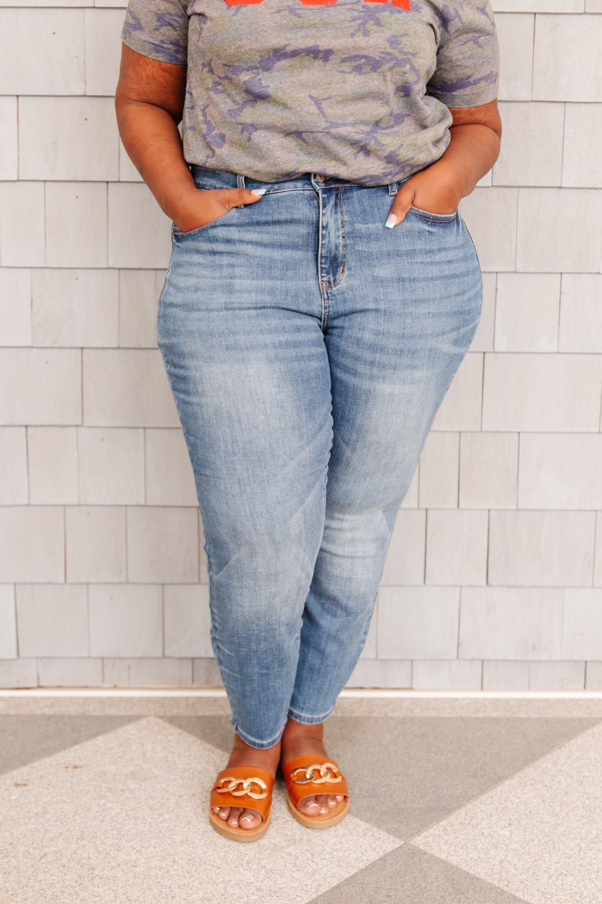 The Real Slim Shady High Waist Slim Fit Judy Blue Jeans