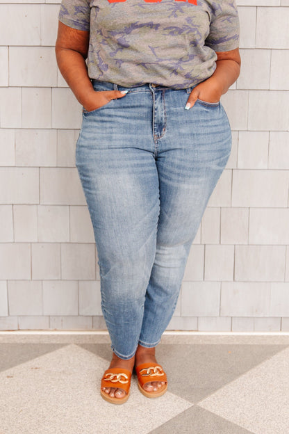 The Real Slim Shady High Waist Slim Fit Judy Blue Jeans