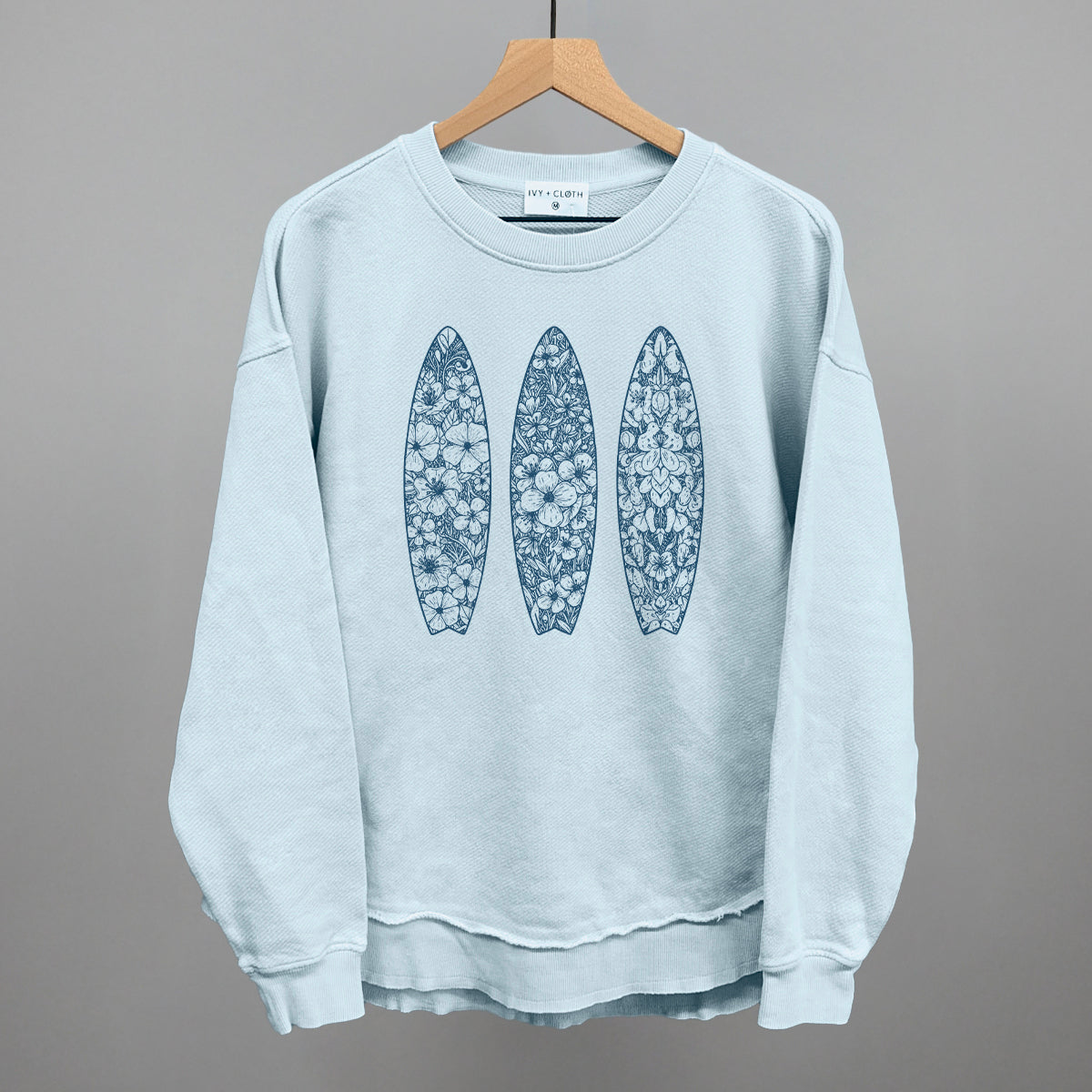Blue Floral Surfboards