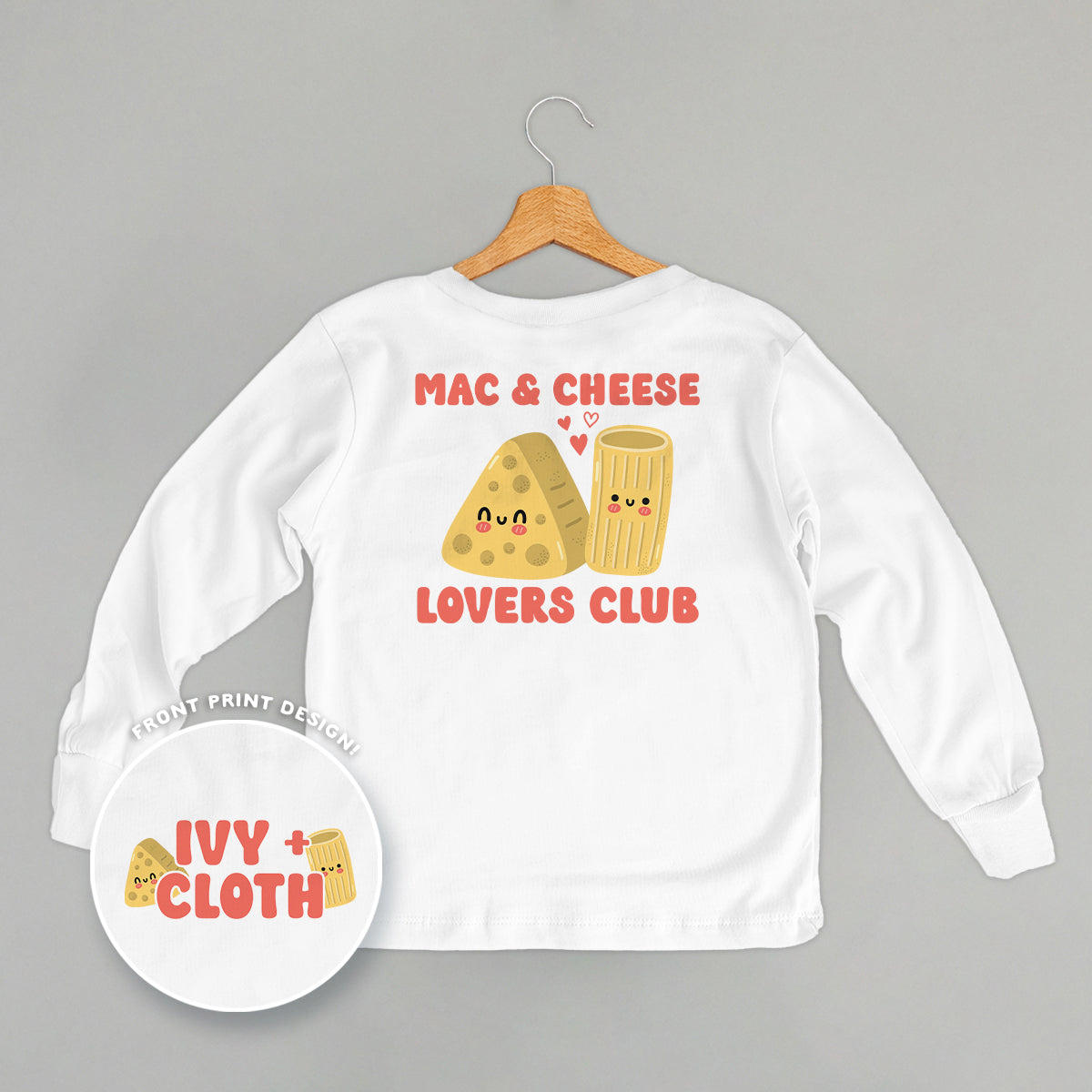 Mac & Cheese Lovers Club (Kids Back Print)