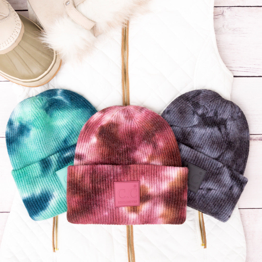 C.C® Tie Dye Boyfriend Beanie