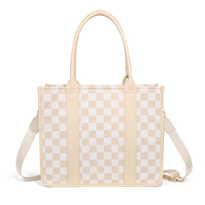 Dallas Checkered Tote