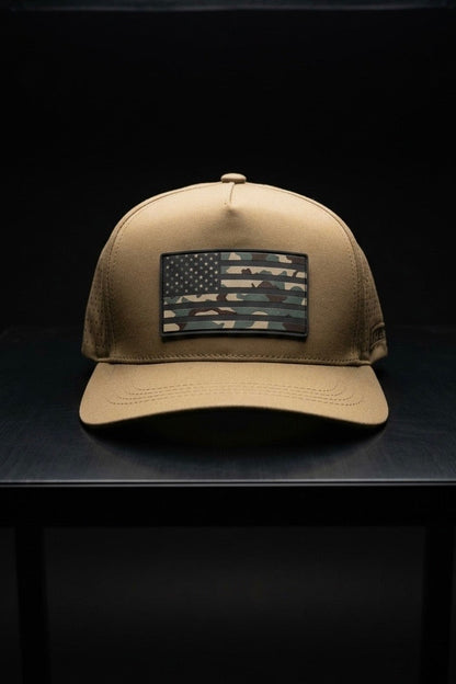 Born United Premium Camo Flag Snapback