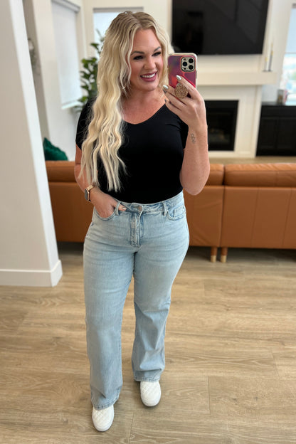 Brooke High Rise *TUMMY CONTROL*  Vintage Wash Straight Judy Blue Jeans
