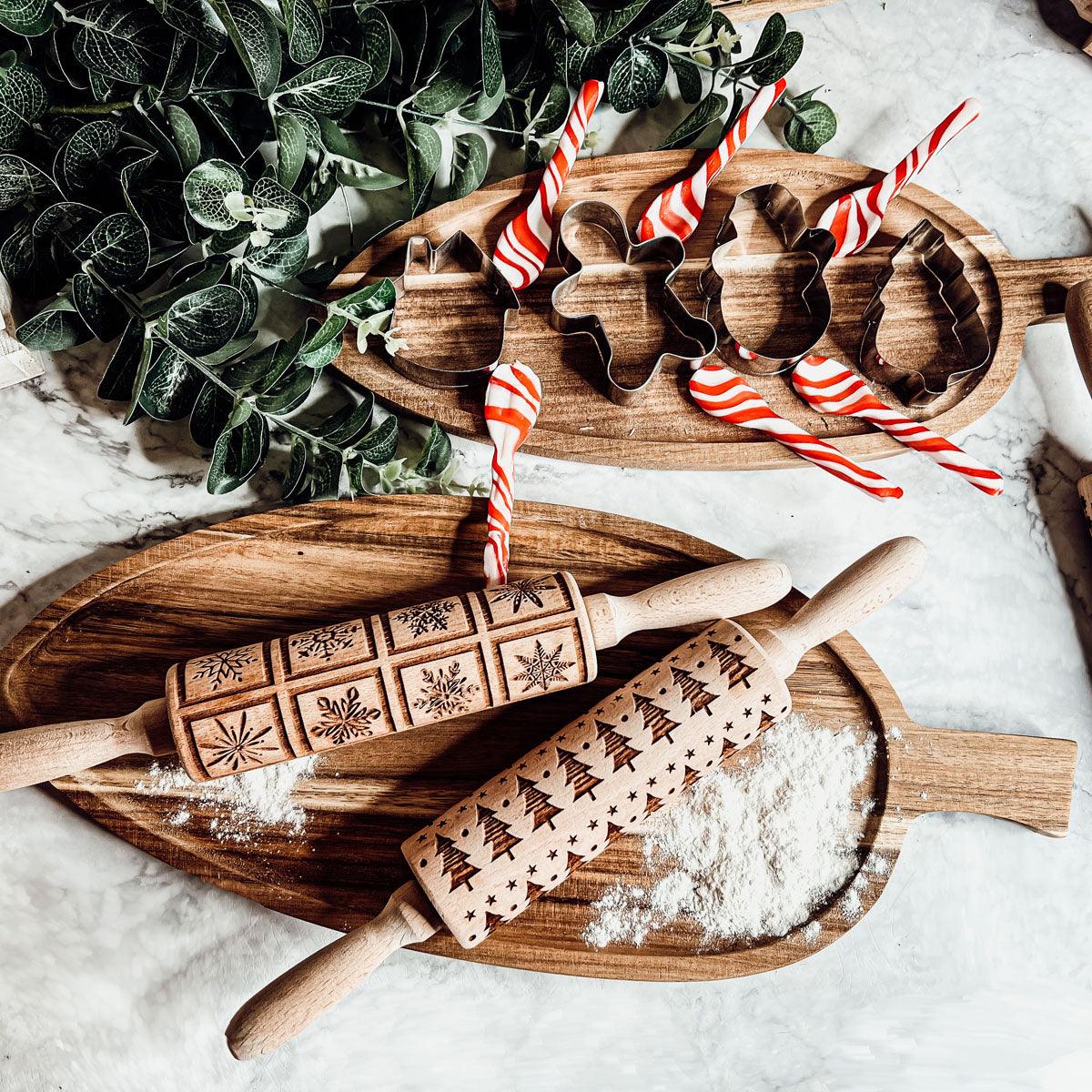 Christmas Rolling Pin Set | 10 Styles