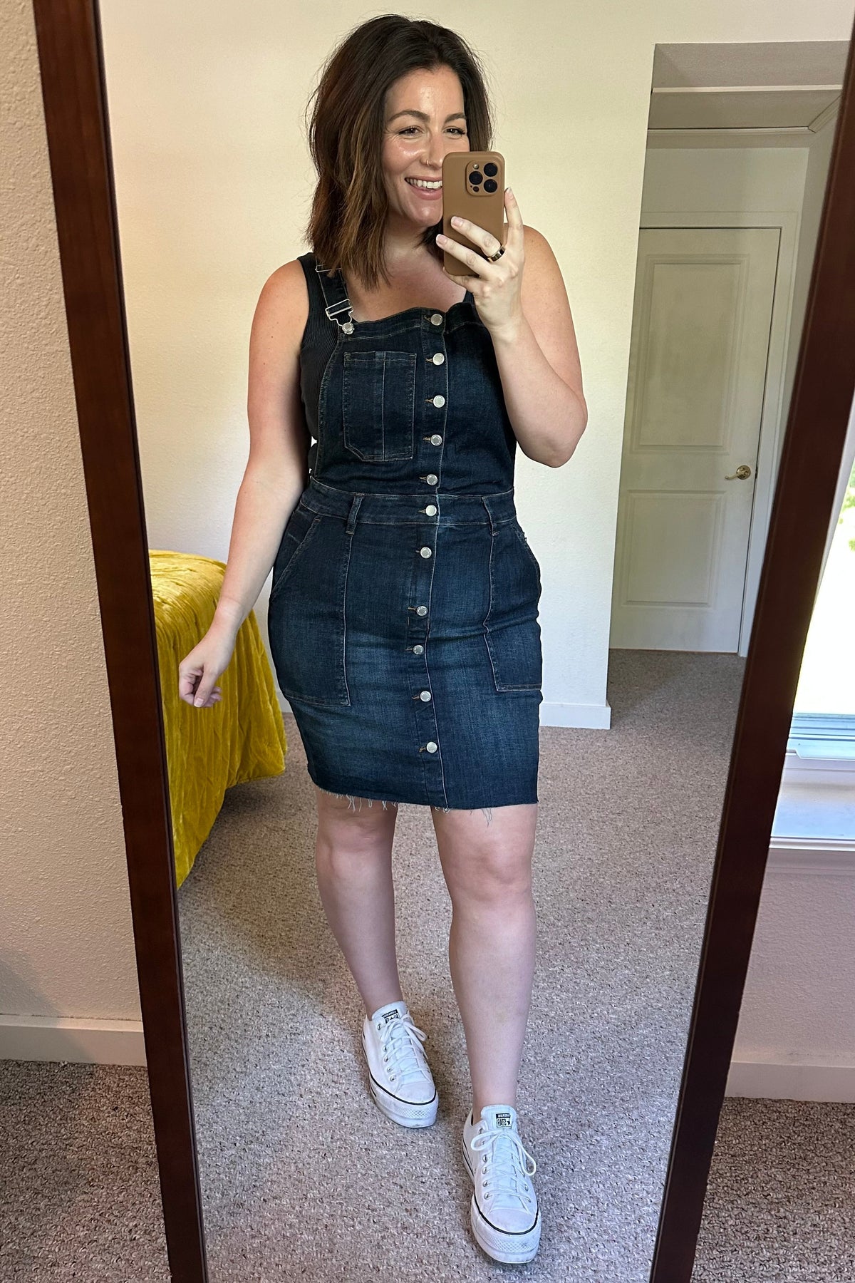 Agnes Denim Overall Dress By Judy Blue