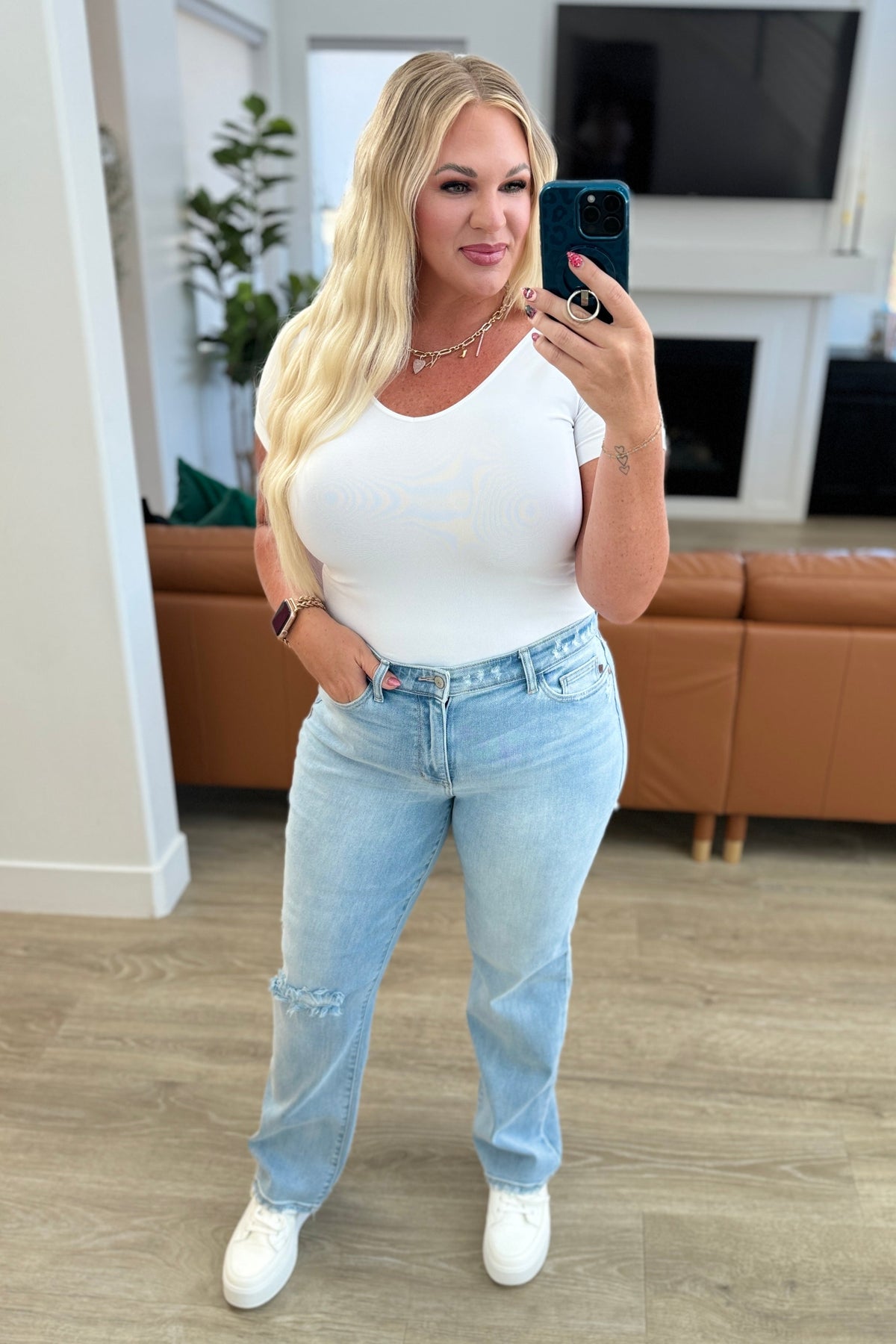 Parker High Rise 90's Judy Blue Straight Jeans
